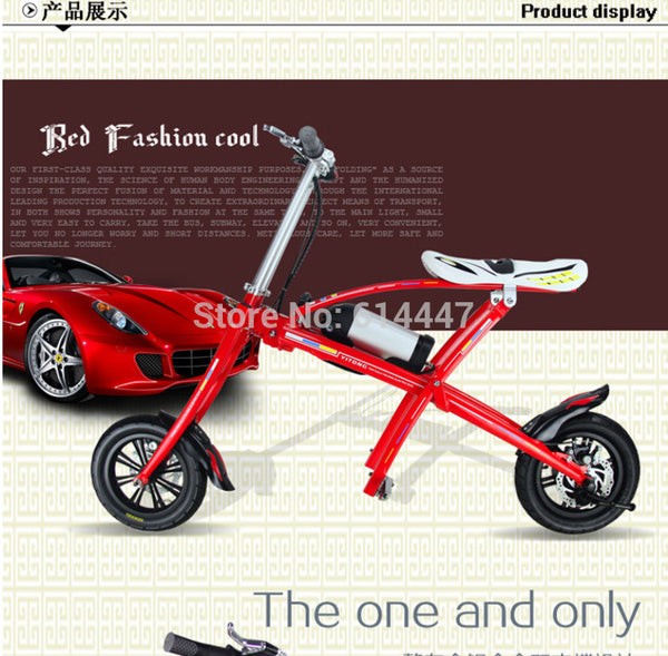 Foldable Mini Electronic Bike (E-Bike)